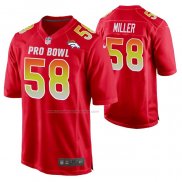 Camiseta NFL Limited Denver Broncos Von Miller 2019 Pro Bowl Rojo