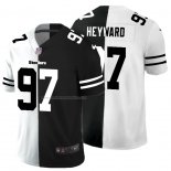 Camiseta NFL Limited Pittsburgh Steelers Heyward White Black Split