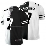 Camiseta NFL Limited San Francisco 49ers Kaepernick White Black Split