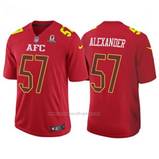 Camiseta NFL Pro Bowl AFC Alexander 2017 Rojo