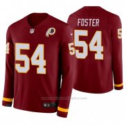 Camiseta NFL Therma Manga Larga Washington Redskins Mason Foster Rojo