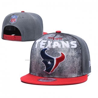 Gorra Houston Texans 9FIFTY Snapback Gris Rojo