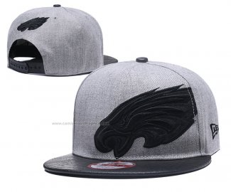 Gorra Philadelphia Eagles Gris Negro