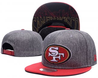 Gorra San Francisco 49ers Gris Rojo