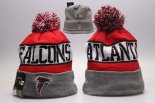 Gorro Atlanta Falcons Gris Rojo