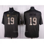 Camiseta NFL Anthracite Indianapolis Colts Unitas 2016 Salute To Service