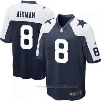 Camiseta NFL Game Dallas Cowboys Aikman Azul Blanco