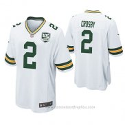 Camiseta NFL Game Green Bay Packers Mason Crosby Blanco 100th Anniversary