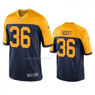 Camiseta NFL Game Green Bay Packers Vernon Scott Throwback Azul