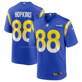 Camiseta NFL Game Los Angeles Rams Brycen Hopkins 88 Azul