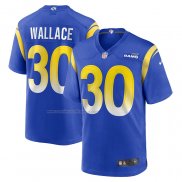 Camiseta NFL Game Los Angeles Rams Josh Wallace Azul