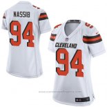 Camiseta NFL Game Mujer Cleveland Browns Carl Nassib Blanco