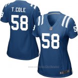 Camiseta NFL Game Mujer Indianapolis Colts T.Cole Azul