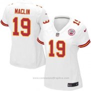 Camiseta NFL Game Mujer Kansas City Chiefs Maclin Blanco