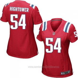 Camiseta NFL Game Mujer New England Patriots Hightower Rojo