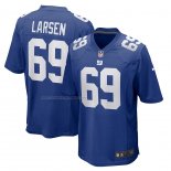 Camiseta NFL Game New York Giants Ted Larsen Azul