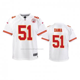 Camiseta NFL Game Nino Kansas City Chiefs Michael Danna Blanco