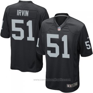 Camiseta NFL Game Nino Las Vegas Raiders Irvin Negro