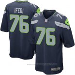 Camiseta NFL Game Nino Seattle Seahawks Ifedi Azul Oscuro