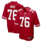 Camiseta NFL Game San Francisco 49ers Jaylon Moore Rojo