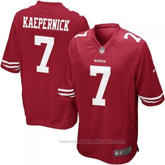 Camiseta NFL Game San Francisco 49ers Kaepernick Rojo