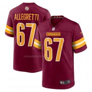 Camiseta NFL Game Washington Commanders Nick Allegretti Rojo