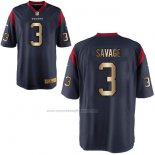 Camiseta NFL Gold Game Houston Texans Savages Profundo Azul