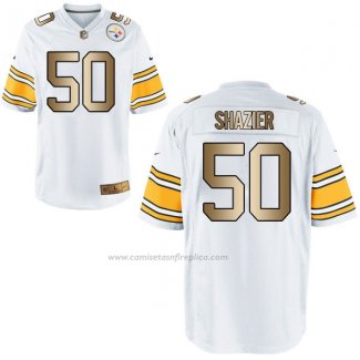 Camiseta NFL Gold Game Pittsburgh Steelers Shazier Blanco