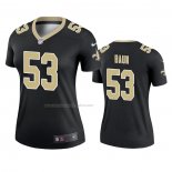 Camiseta NFL Legend Mujer New Orleans Saints Zack Baun Negro