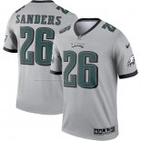 Camiseta NFL Legend Philadelphia Eagles Miles Sanders Inverted Gris