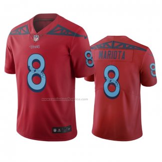 Camiseta NFL Limited Tennessee Titans Marcus Mariota Ciudad Edition Rojo