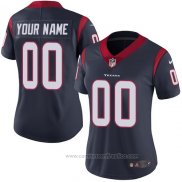 Camiseta NFL Mujer Houston Texans Personalizada Azul