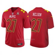 Camiseta NFL Pro Bowl AFC Nelson 2017 Rojo