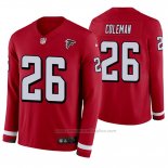 Camiseta NFL Therma Manga Larga Atlanta Falcons Tevin Coleman Rojo