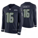 Camiseta NFL Therma Manga Larga Seattle Seahawks Tyler Lockett Azul