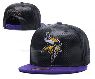 Gorra Minnesota Vikings Negro Violeta