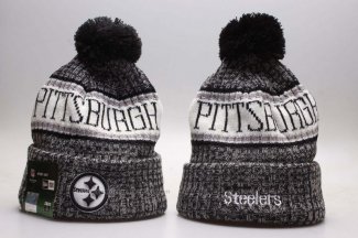 Gorro Pittsburgh Steelers Gris Blanco