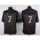 Camiseta NFL Anthracite Pittsburgh Steelers Roethlisberger 2016 Salute To Service