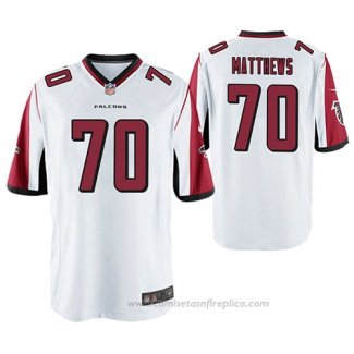 Camiseta NFL Game Atlanta Falcons Jake Matthews Blanco