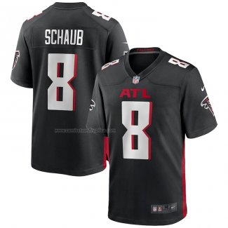 Camiseta NFL Game Atlanta Falcons Matt Schaub Negro2