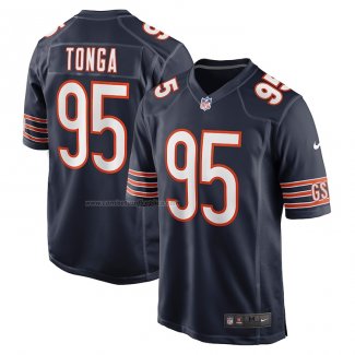 Camiseta NFL Game Chicago Bears Khyiris Tonga Azul