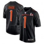 Camiseta NFL Game Cincinnati Bengals Jamarr Chase Negro