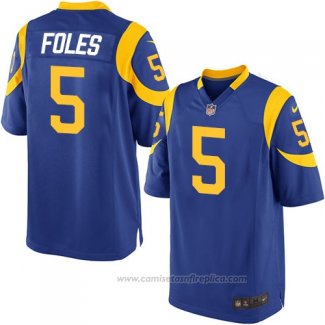 Camiseta NFL Game Los Angeles Rams Foles Azul