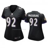 Camiseta NFL Game Mujer Baltimore Ravens Justin Madubuike Negro