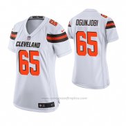 Camiseta NFL Game Mujer Cleveland Browns Larry Ogunjobi Blanco