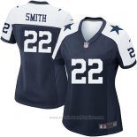 Camiseta NFL Game Mujer Dallas Cowboys Smith Azul Blanco