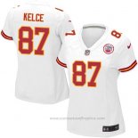 Camiseta NFL Game Mujer Kansas City Chiefs Kelce Blanco