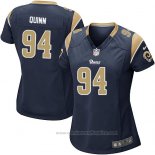 Camiseta NFL Game Mujer Los Angeles Rams Quinn Negro