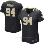 Camiseta NFL Game Mujer New Orleans Saints Jordan Negro