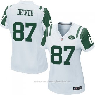 Camiseta NFL Game Mujer New York Jets Decker Blanco